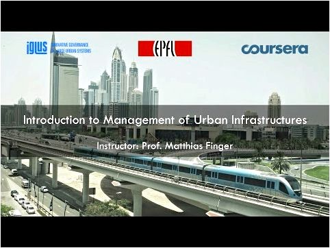 Management of Urban Infrastructures MOOC | IGLUS Increasing demands for sustainable, inclusive