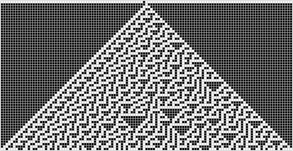 Black-white inversion of the pattern